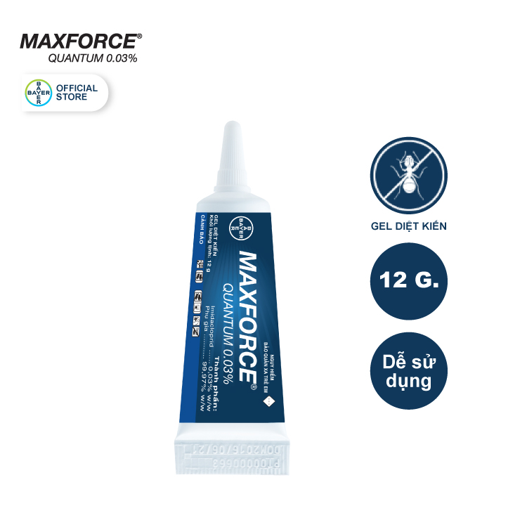 Diệt kiến dạng Gel Bayer Maxforce Quantum 0.03% (12g)