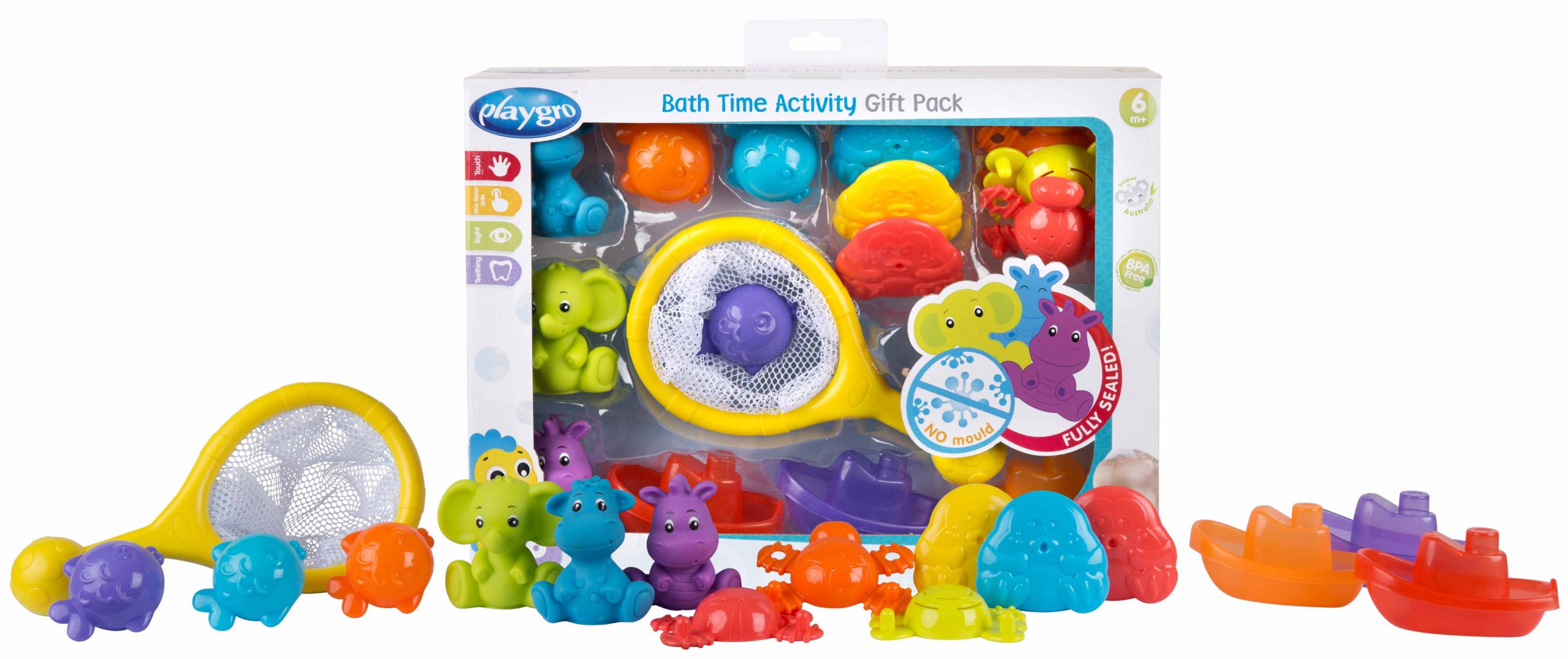 Bộ Quà Tặng Đồ Chơi Tắm Playgro, Cho Bé Từ 6 Tháng