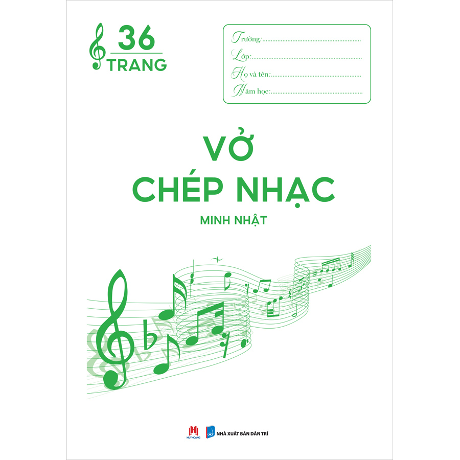 Hình ảnh Vở Chép Nhạc 36 Trang