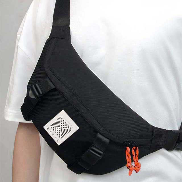 Túi đeo chéo trước ngực unisex nam nữ Z_TDC_ADIDA màu đen, túi bao tử phong cách thời trang hàn quốc cực xinh đựng điện thoại và phụ kiện cá nhân khi đeo đi dạo phố dự tiệc