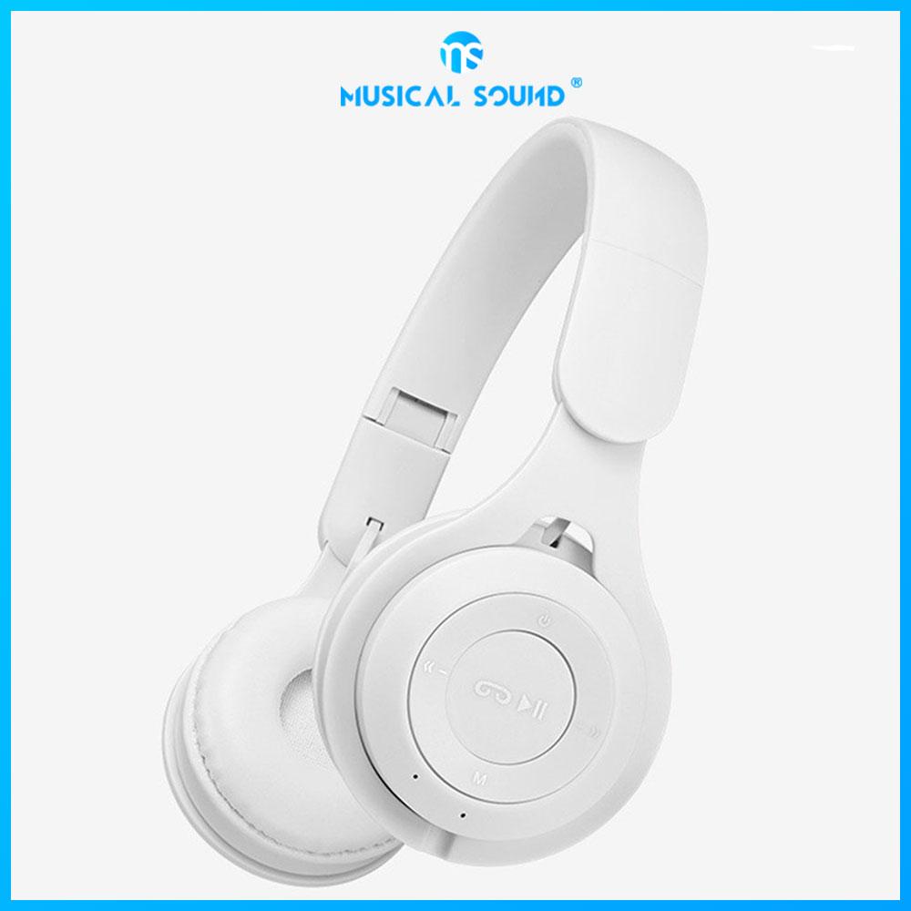 Wifi Không Dây Tai Nghe 3D Stereo Bluetooth Tai Nghe Có Thể Gập Lại Chơi Game Có Mic Mới Đến 2021 Âm Nhạc Tai Nghe