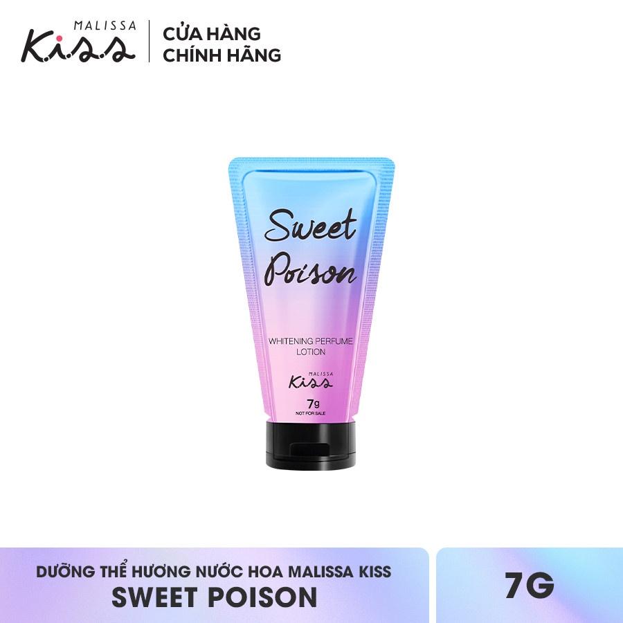 Sachet Sữa Dưỡng Trắng Da Toàn Thân Hương Nước Hoa Malissa Kiss - Hương Sweet Poison 5g