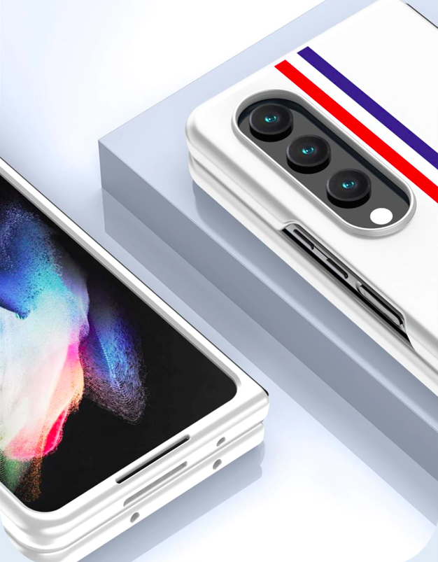 Ốp lưng dành cho Samsung Galaxy Z Fold 3, Z Fold 4 lưng cứng sơn mờ, mỏng nhẹ chống sốc