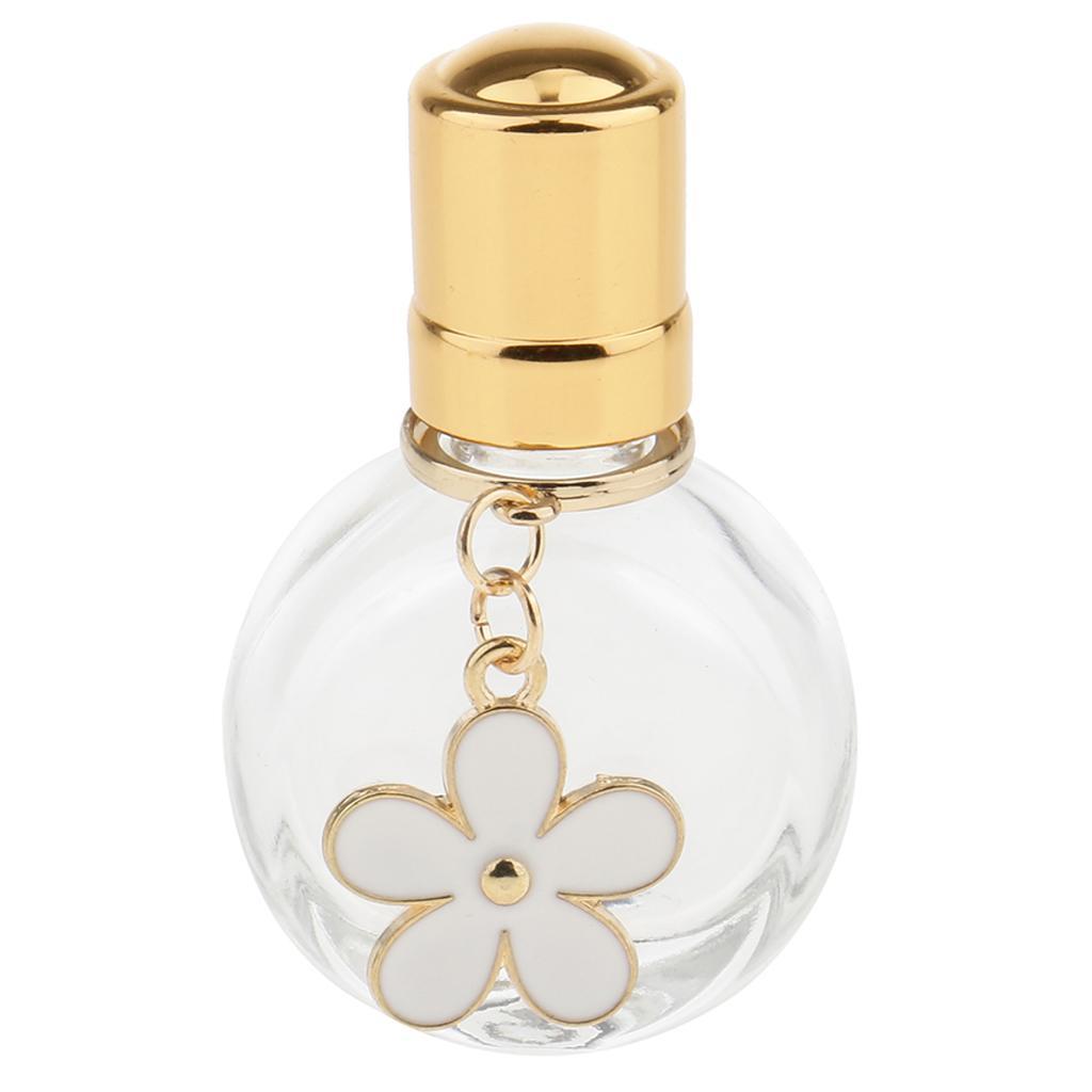 Lots 2 10ml Clear Glass Perfume Essential Oils Roller Ball Bottles Liquid Vials