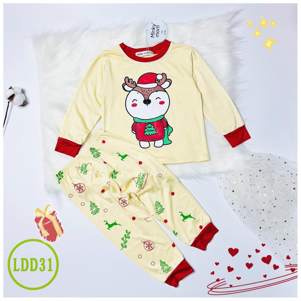 Bộ Dài Tay Cho Bé LDD31 Đồ Bộ Thun Lạnh Cao Cấp Mềm Mịn Thoáng Mát Hàng Chuẩn Loại 1 MINKY MOM Dễ Chịu, Thoải Mái Cho Bé