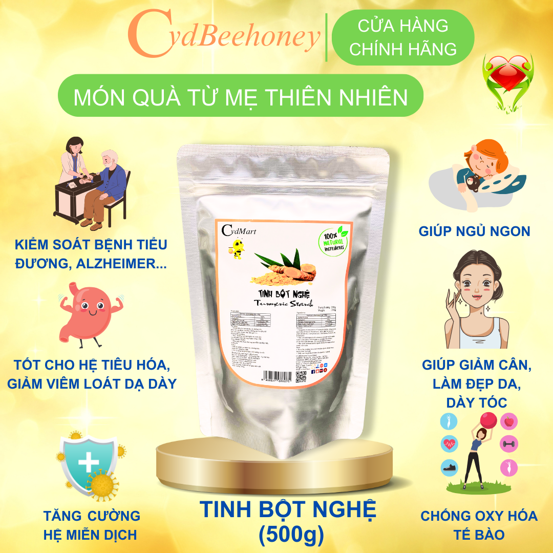 Tinh Bột Nghệ 250g CvdMart - Turmeric starch