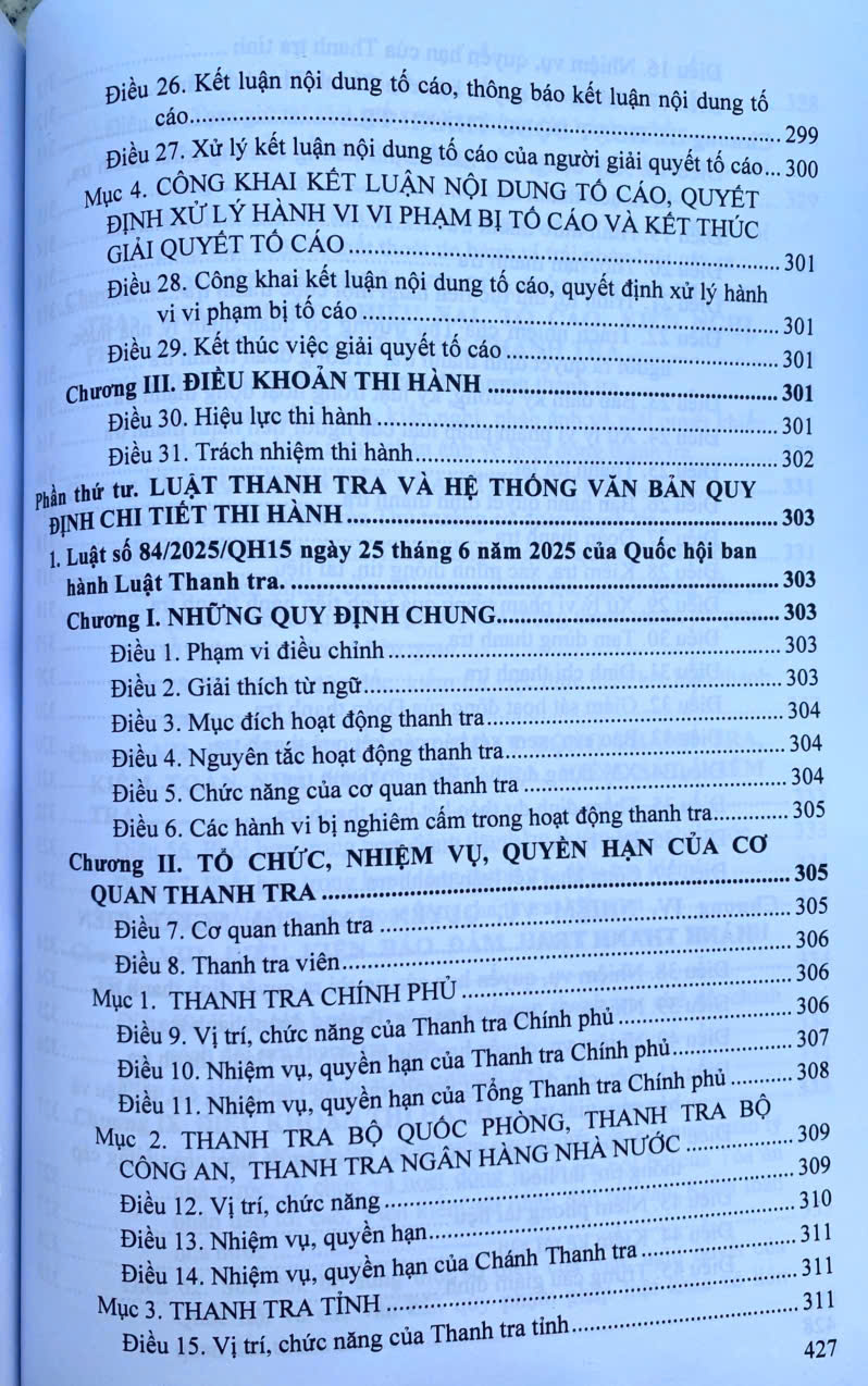 Luật Tiếp Công Dân; Luật Khiếu Nại; Luật Tố Cáo Và Luật Thanh Tra, Hệ Thống Các Văn Bản Quy Định Chi Tiết Thi Hành