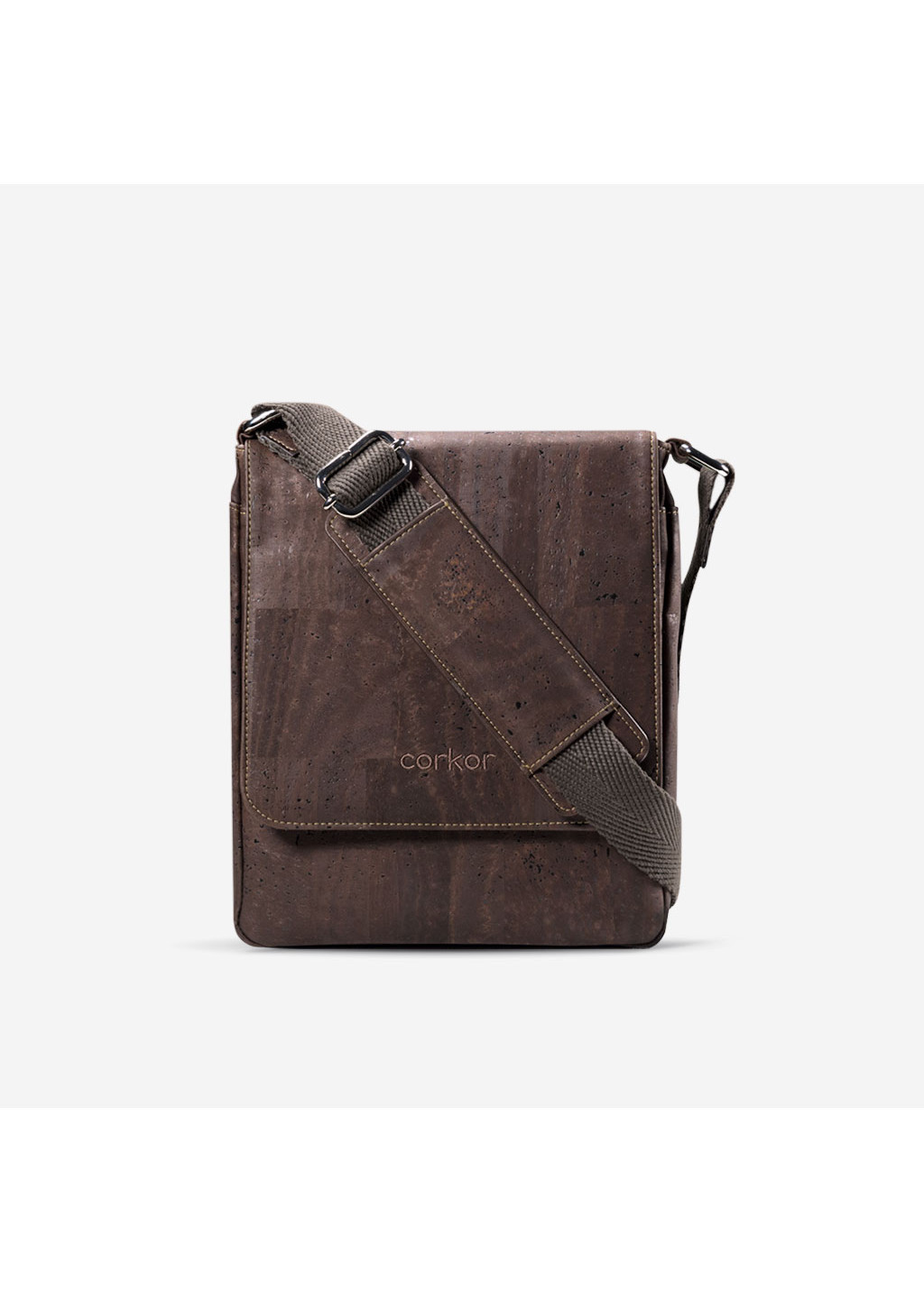 Túi Xách Nam Công Sở Cao Cấp - HGcork Corkor CK264 - Messenger Bag Cỡ Vừa - Hàng Chính Hãng, Sản Xuất Tại Bồ Đào Nha