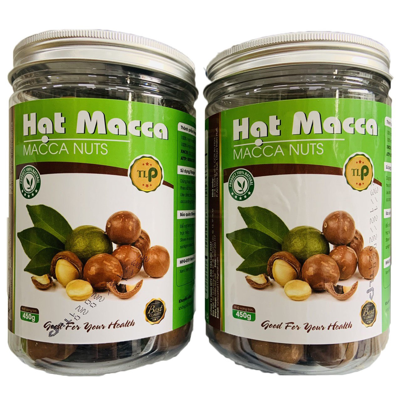 HẠT MACCA TÂN LỘC PHÁT COMBO 1KG - MỖI HŨ 500G