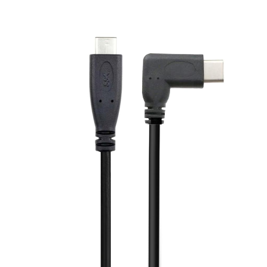 Type-c USB 90 degree Male to USB-C male Extension Cable Extender Cord