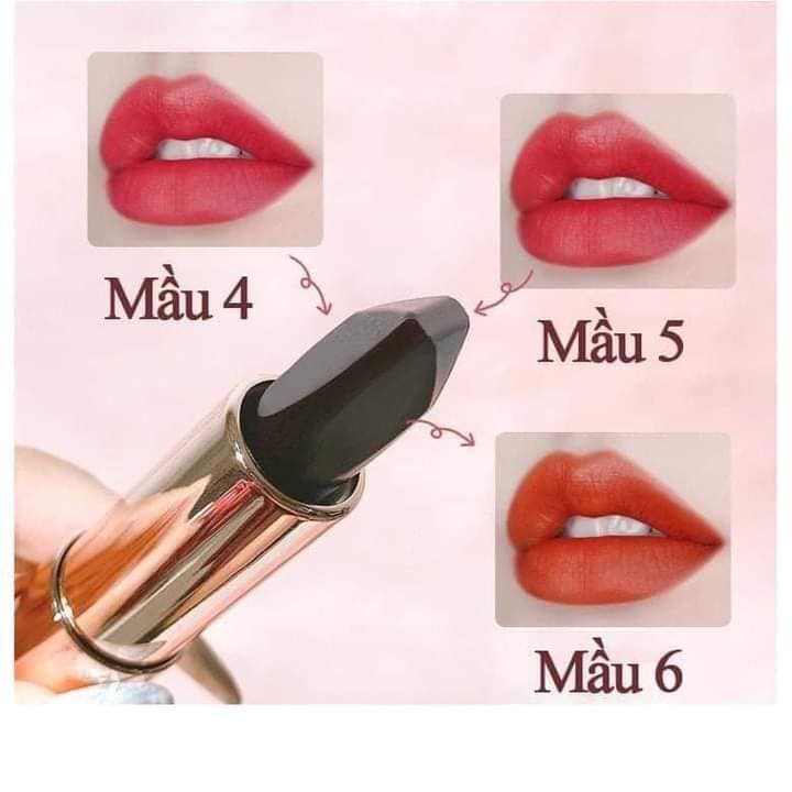 Son dưỡng siêu lì 6 màu IRC 06 Color lipstick giảm thâm, căng mịn chống nứt nẻ, công nghệ khóa màu siêu lì Hàn Quốc