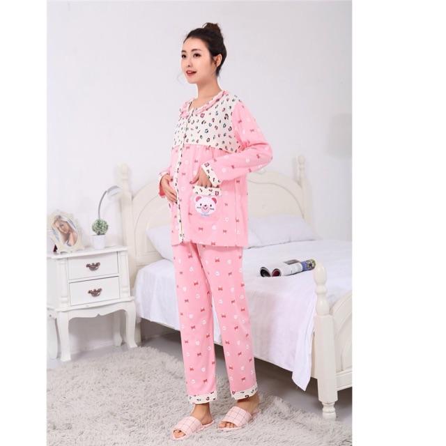 Bộ bầu mặc nhà cho con bú