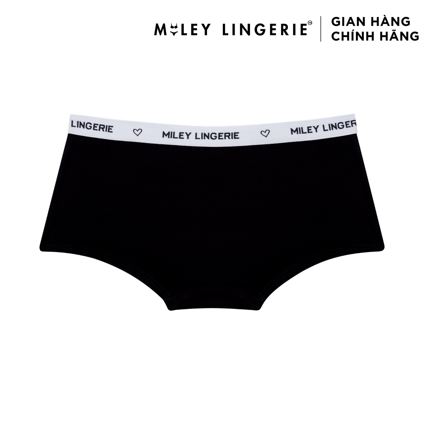 Combo 5 Quần Lót Nữ Cotton Thiên Nhiên BeingMe Miley Lingerie - Màu Đen