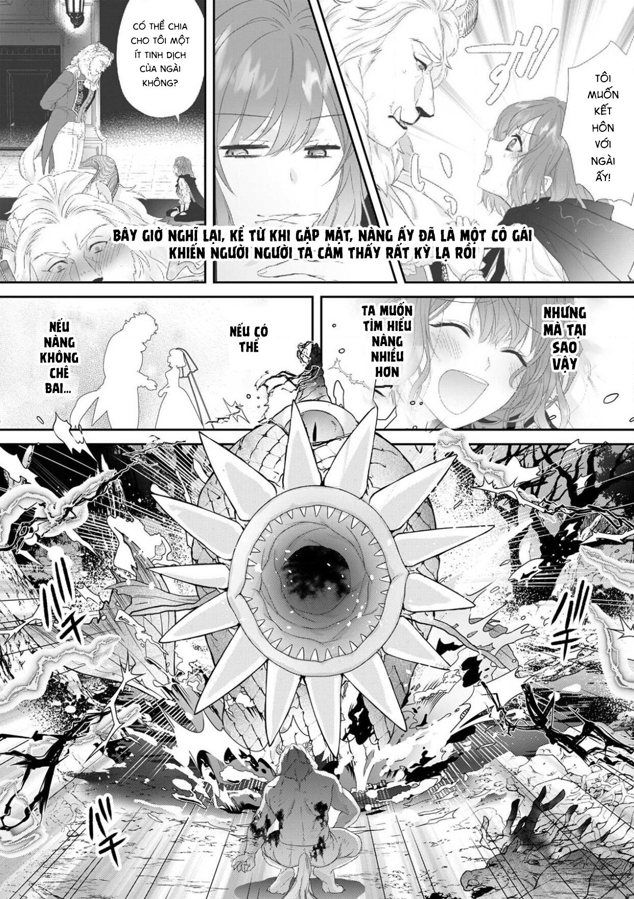 cô gái trinh trắng và quái thú chapter 4.1 2