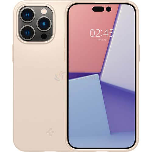 Ốp lưng chống sốc hỗ trợ sạc không dây Spigen Thin Fit iP 14 Pro Max/14 Pro/14 Plus/14 - Hàng chính hãng