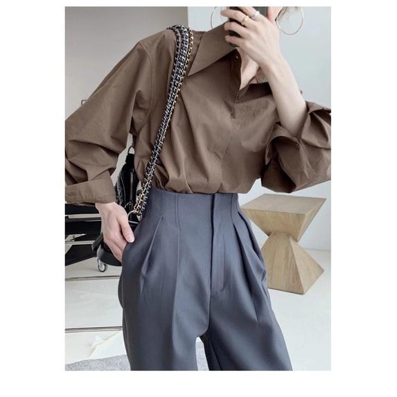 Áo sơ mi tay dài cao cấp cho nữ