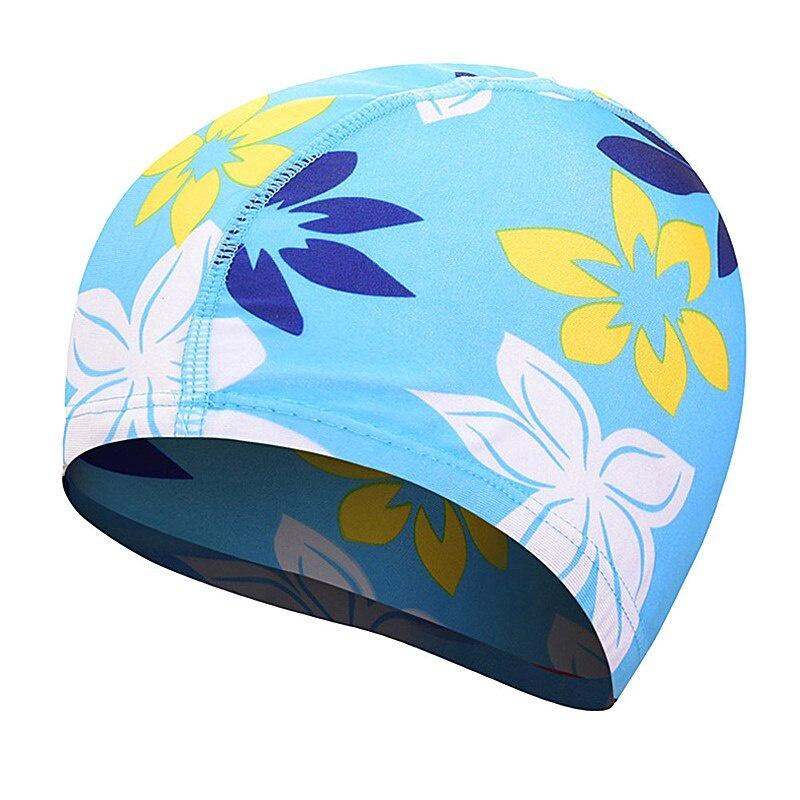 1PC New Soft Swimming Caps Waterproof Stretchable Ears Protection Long Hair Sports Swim Pool Hat Bathing Hat Adult Sport Hats