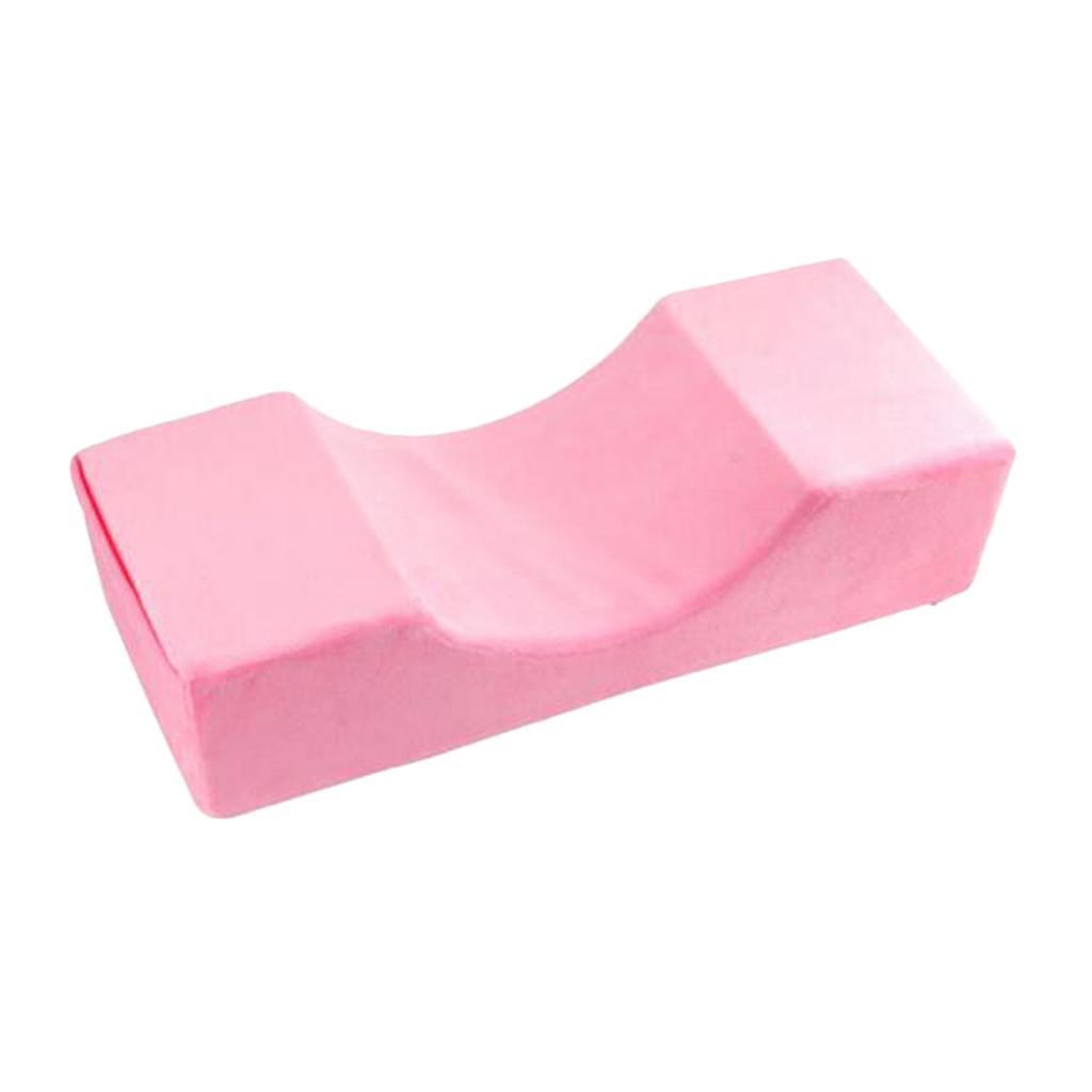 Salon Eyelash Extension Memory Foam Makeup Grafting Lash Pillow w/Shelf