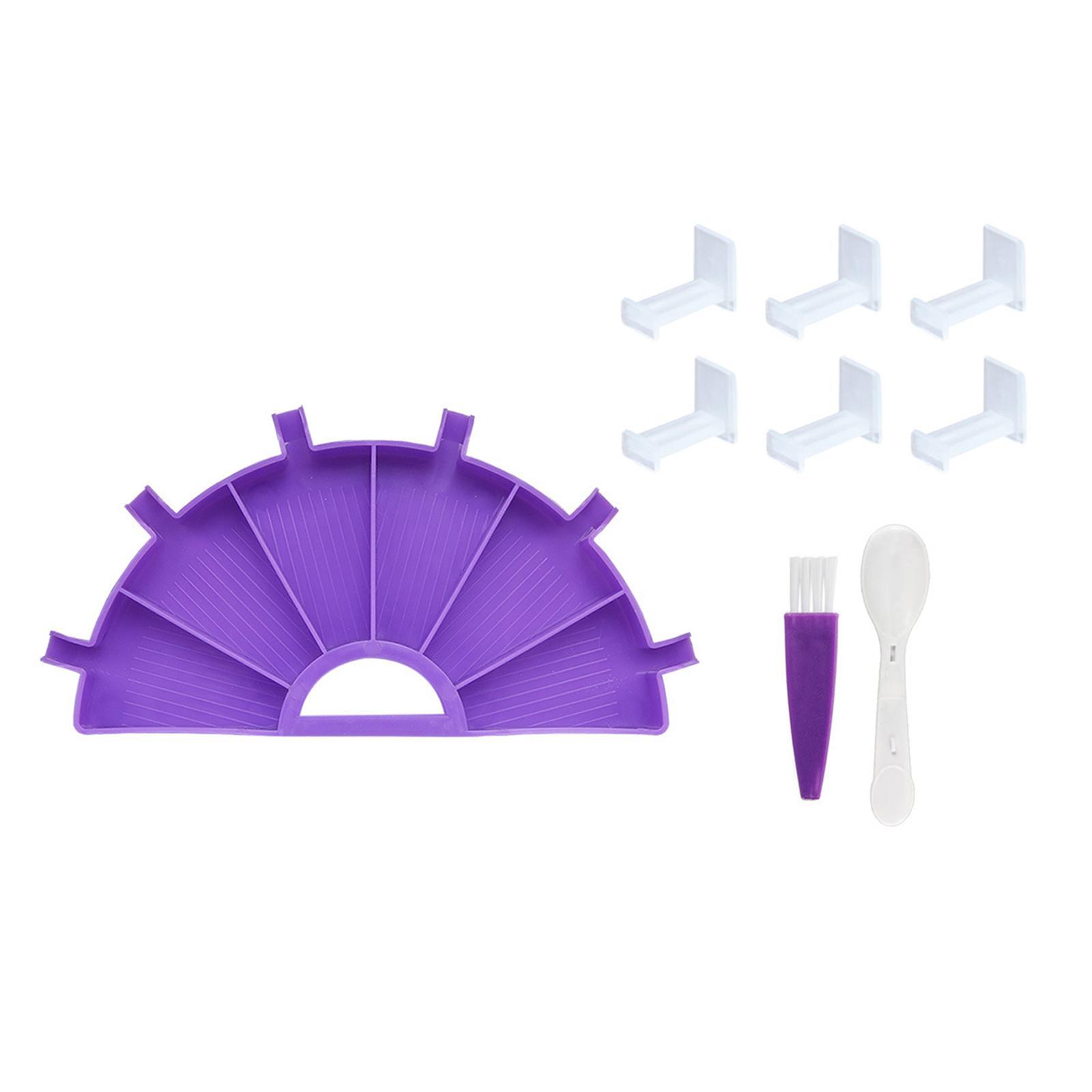 5D Diamond Paintings Accessories, Container Organizer Rhinestone Plate Tray Diamond Cleaning Brush Diamond Paint Tray Holder, DIY Craft