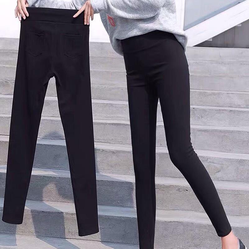 Quần Legging Nữ Dáng Dài Cạp Cao Xuất Hàn