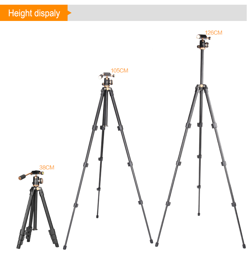 Chân máy ảnh Tripod Beike Q-160S