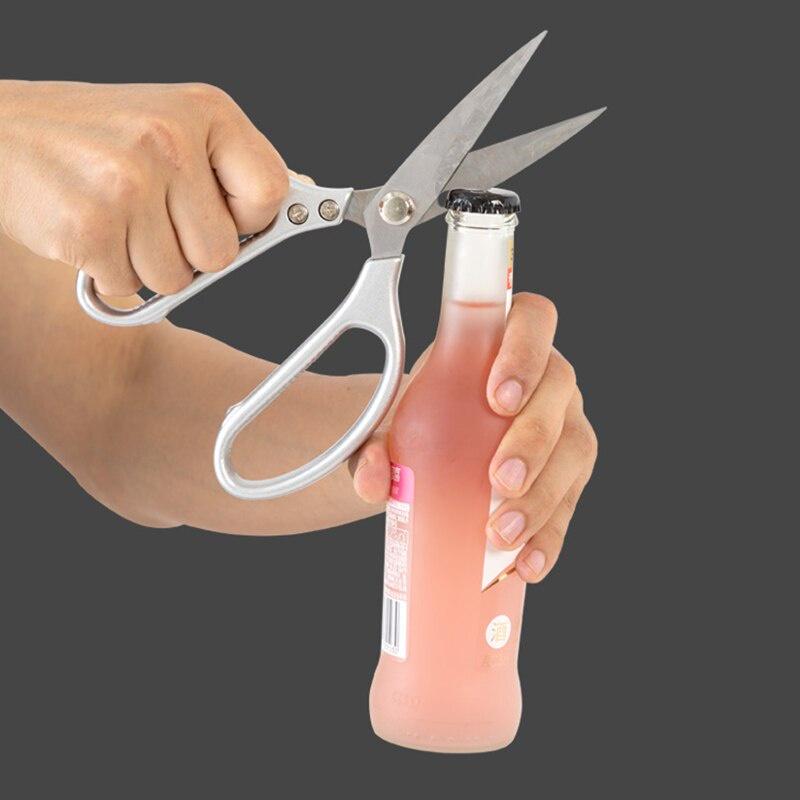 Stainless Steel Kitchen Scissors Multipurpose Purpose Shears Tool for Meat Vegetable Barbecue Tool Scissors Kitchen Supply