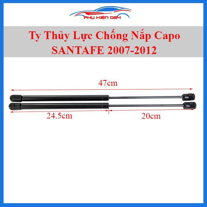 Ty thủy lực chống nắp capo cho xe Hyundai Santafe 2007-2008-2009-2010-2011-2012 hỗ trợ mở tự động