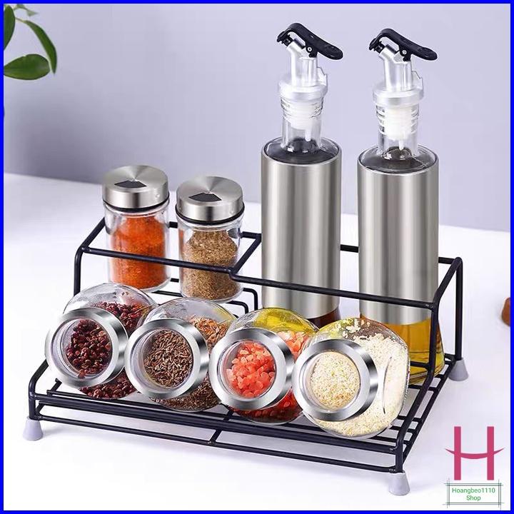 Kệ đựng gia vị, Kệ để đồ thông minh 2 tầng đa năng tiết kiệm không gian