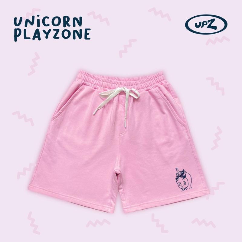 UPZ Quần Shorts Thun Thêu Unicorn Babe (4 Màu)