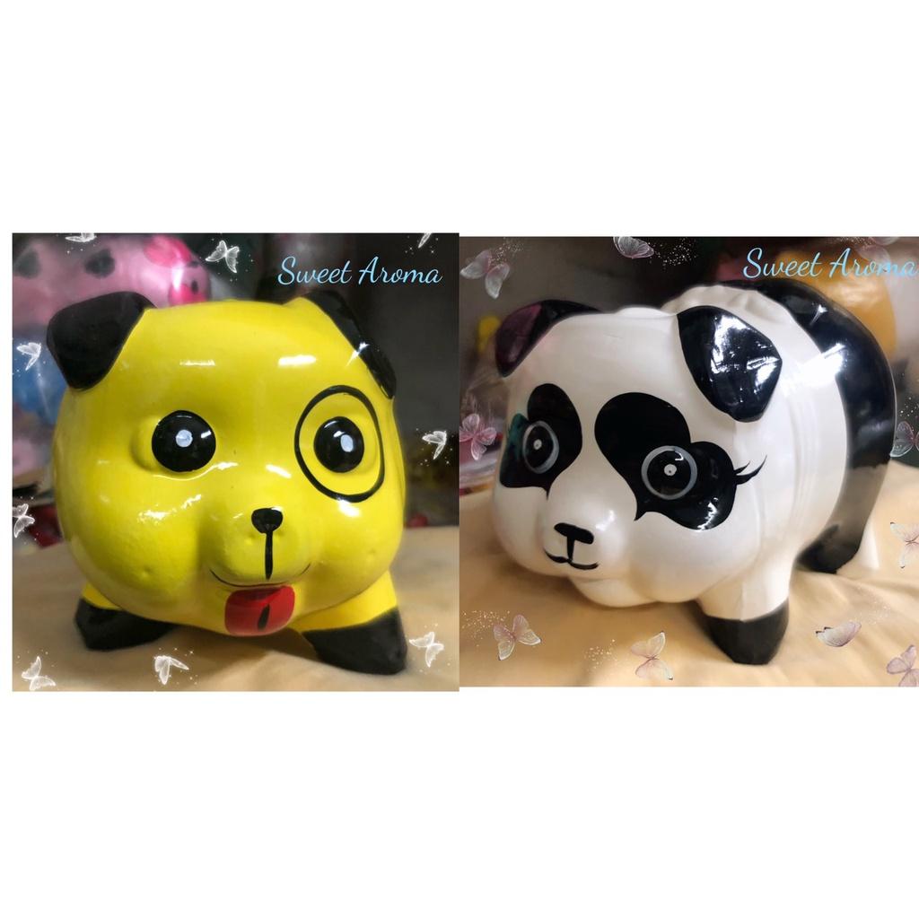 Heo Đất Hình Chó Doggy Cún Siêu Đáng Yêu Sơn Bóng Cao Cấp Size 20cm *20cm