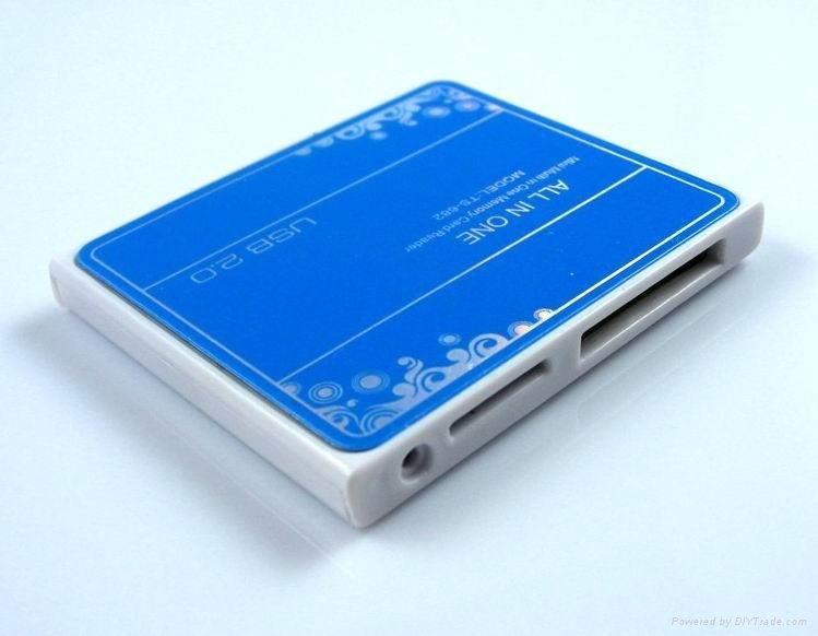 Đầu Đọc Thẻ Nhớ 5 Trong 1 SD Mini SD Micro SD/T-Flash MMC. Mini Multi in One Memory Card Reader CR-682 Chuẩn USB 2.0 - Hàng Chính Hãng