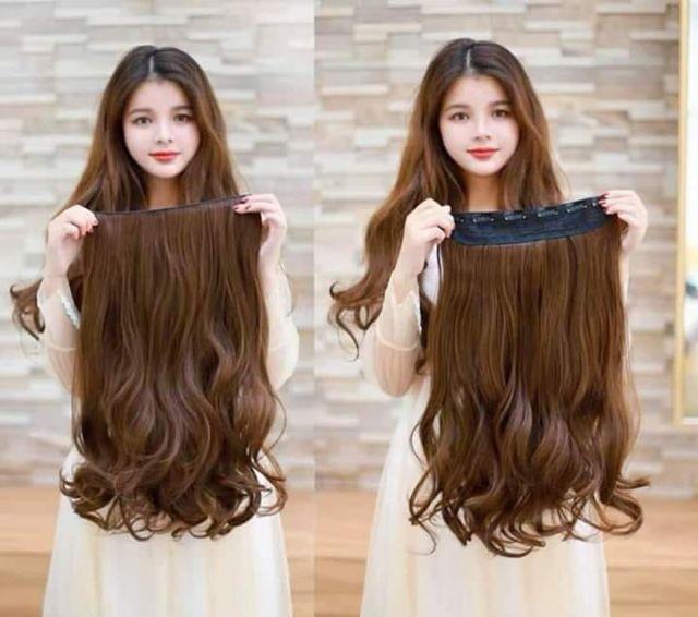 Tóc giả kẹp xoăn dợn sóng kẹp xoăn dợn sóng