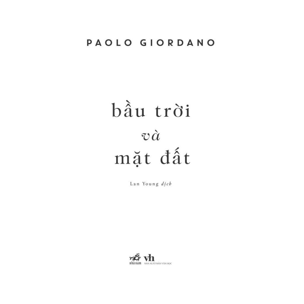 Sách - Bầu trời và mặt đất (Paolo Giordan.o) - Nhã Nam Official