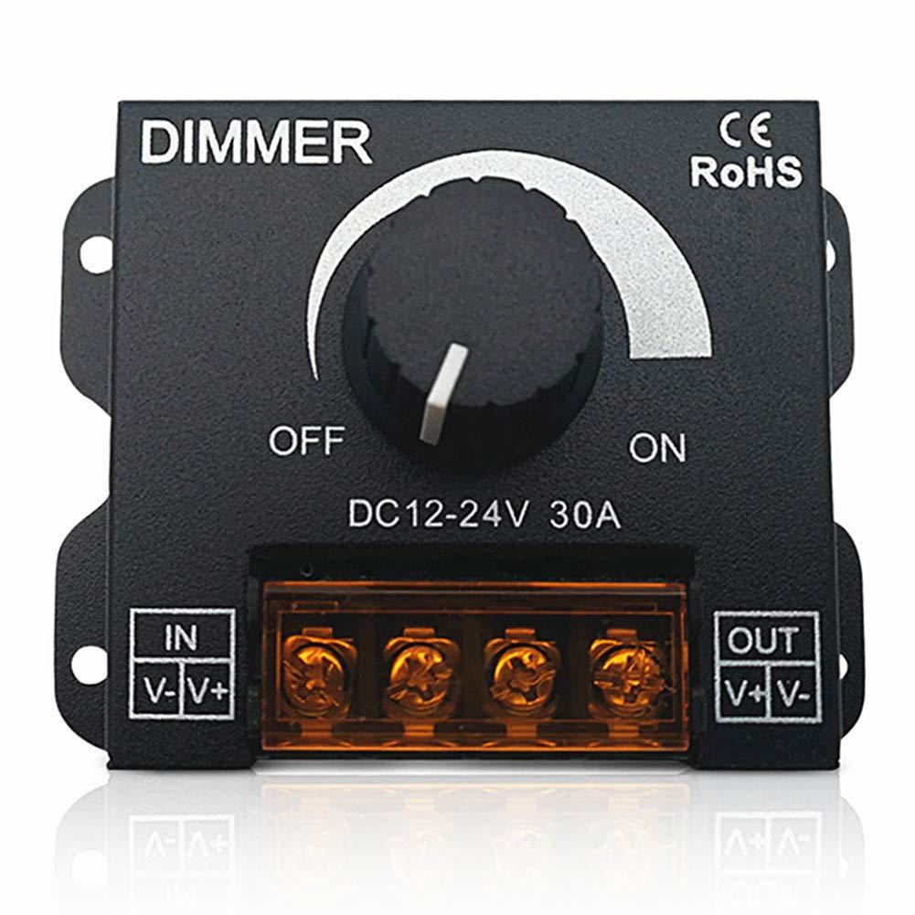 Công tắc phân loại biến thể Dimmer của công tắc UN/TẮT 12V-24V 30A cho các dải đèn LED Điều khiển độ sáng