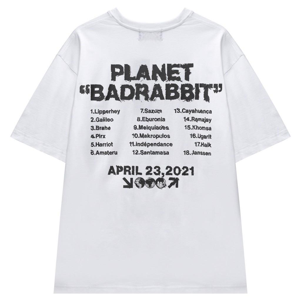 Áo Thun Unisex Bad Rabbit PLANET 100% Cotton - Local Brand Chính Hãng