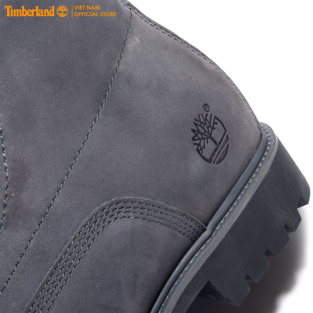 Timberland Giày Boot Nam Cổ Cao 6 inch Basic Alburn Boot WP Dark Grey Nubuck TB0A1OIZ2M