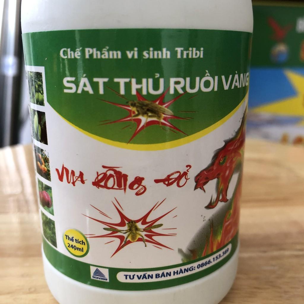 Sát thủ ruồi vàng 240ml Diệt ruồi vàng Tiêu diệt ruồi vàng đục trái, diệt ruồi vàng hại hoa lan