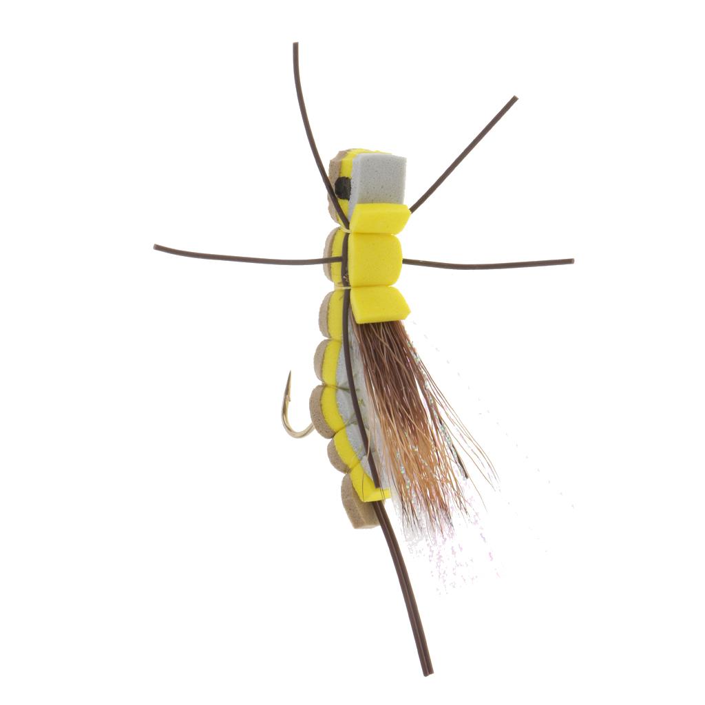 Fly Fishing Lure Floating Dry Flies for Carp Bass Salmon Fishing Bait Hook