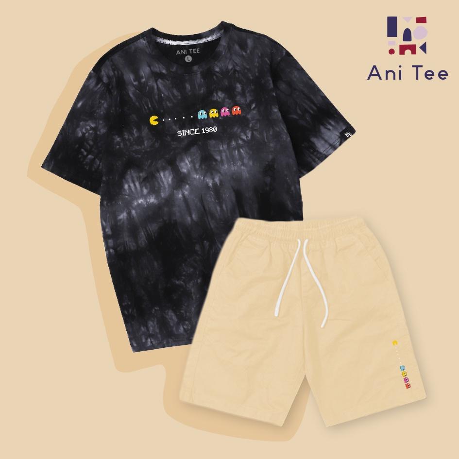 Combo Áo Thun Cotton + Short Kaki Professional Pacman Game