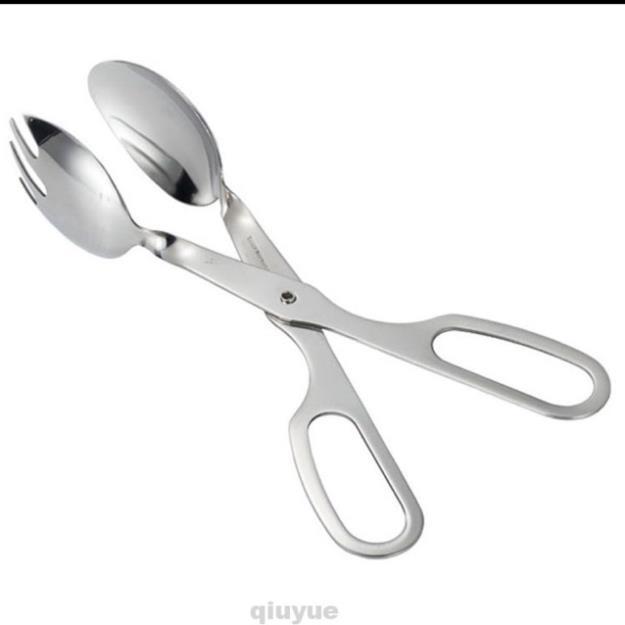Kẹp inox gắp thức ăn hình kéo
