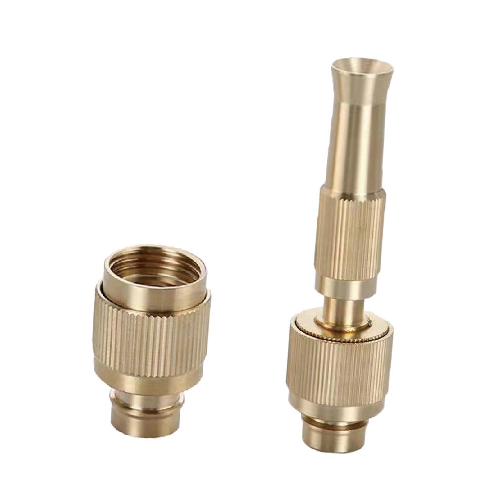 Brass Spray Nozzle, Pressure Washer Nozzle, Multifunctional Brass Water Hose Nozzle for Car Washing