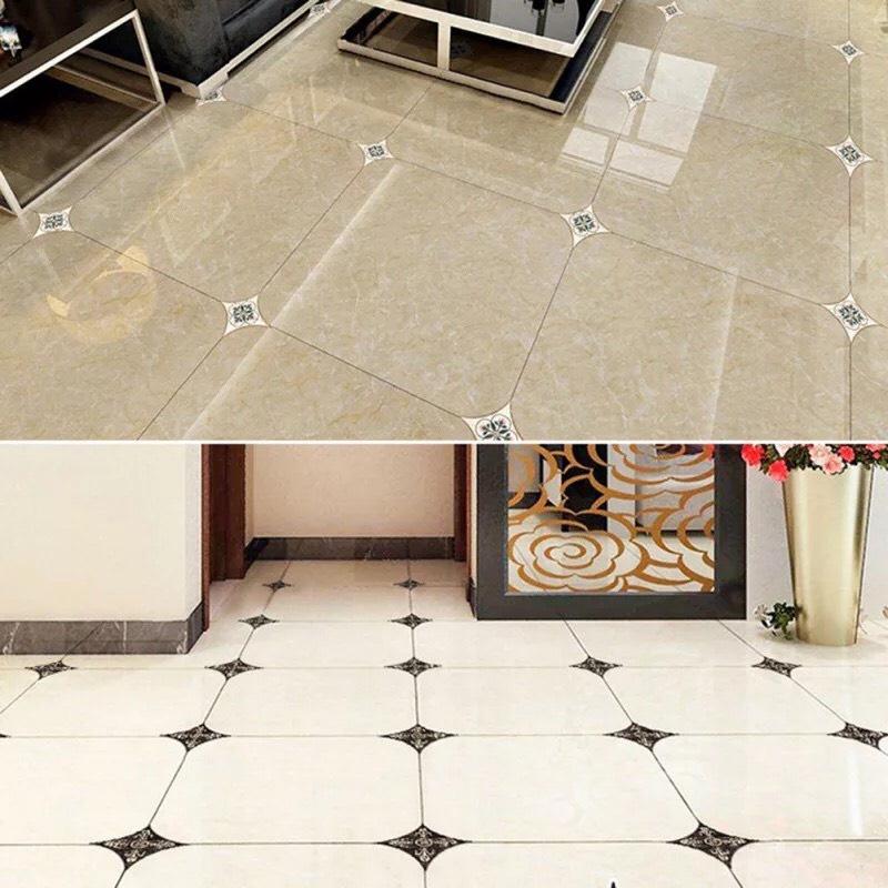 10 tấm Đề can dán tường, nền gạch hoa văn tuyệt đẹp size 11x11cm bám dính cực tốt không thấm nước