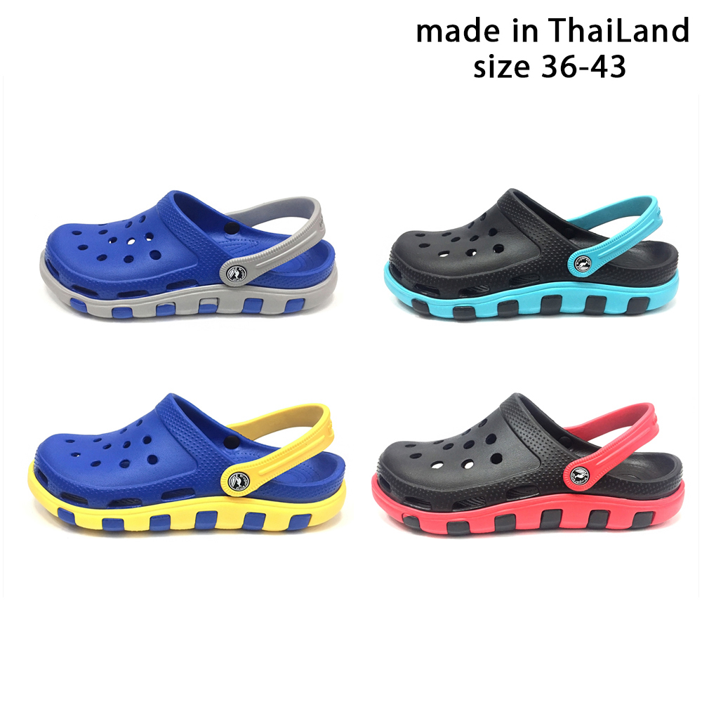 Giày sục nhựa nam Thái Lan đi mưa đi biển đi dạo phố - chất liệu nhựa Eva Phylon cao cấp, nhẹ, mềm, êm chân, không thấm nước