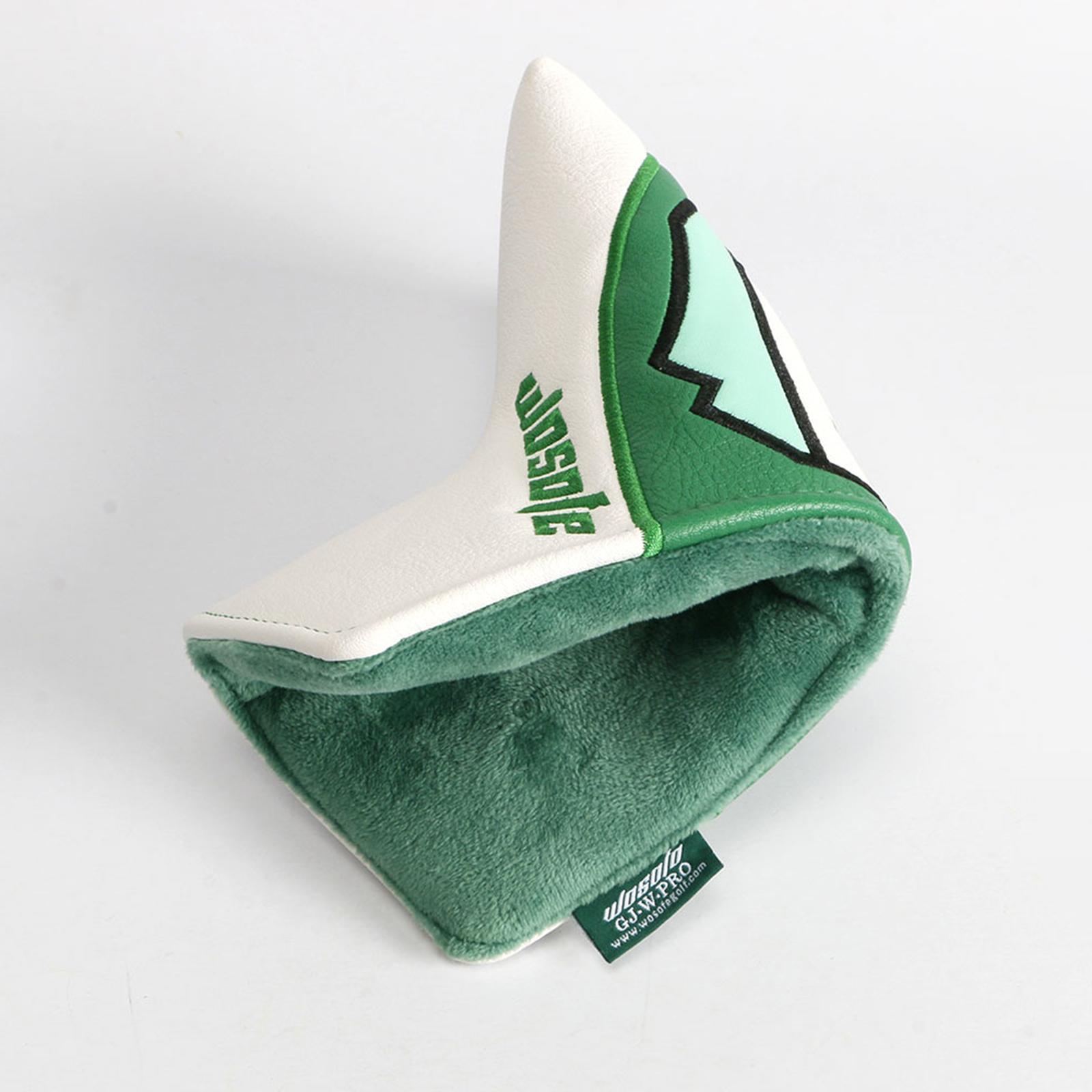 Durable Golf Blade Putter Head Cover Leather Sleeve Club Headcovers