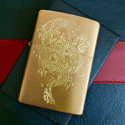 Bật Lửa Zippo Khắc Rồng 24 - Bật Lửa Zippo 204.R24