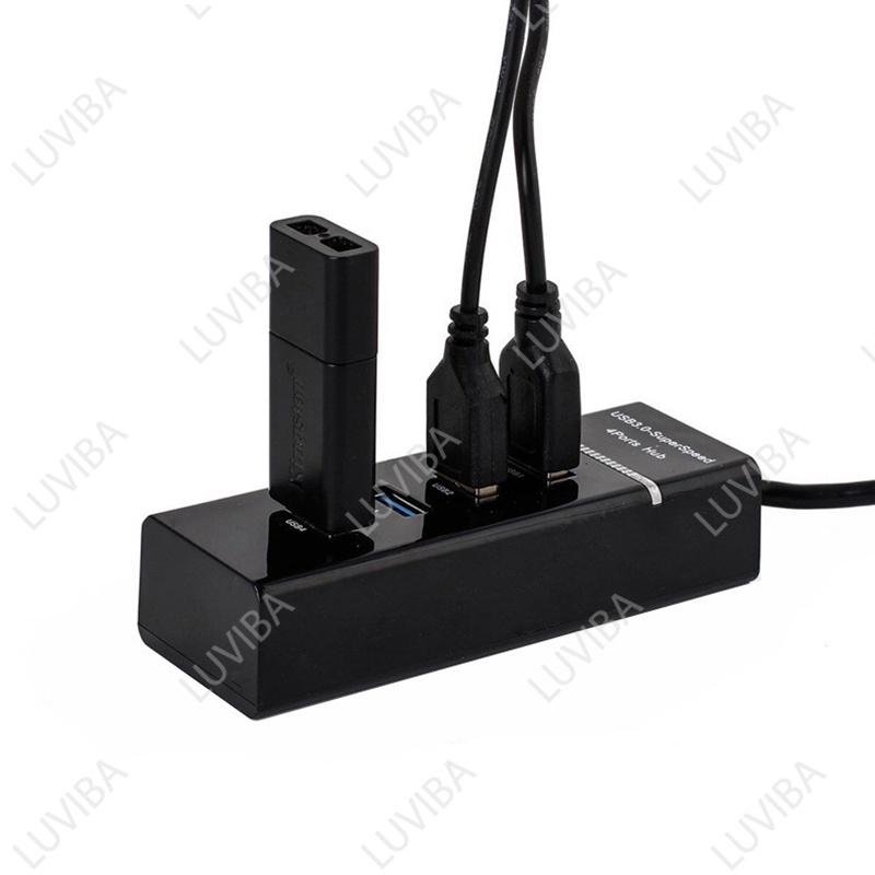 Hub usb 3.0 bộ chia cổng usb 4 port 4 cổng máy tính laptop