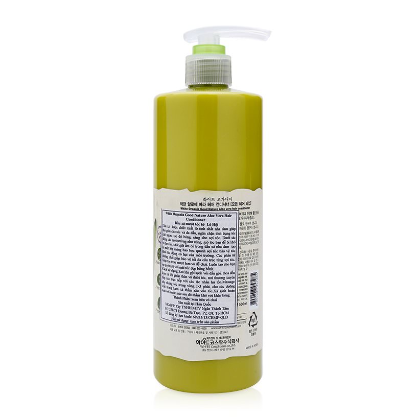 Dầu Xả White Good Nature Aloe Vare Hair Conditioner Organia