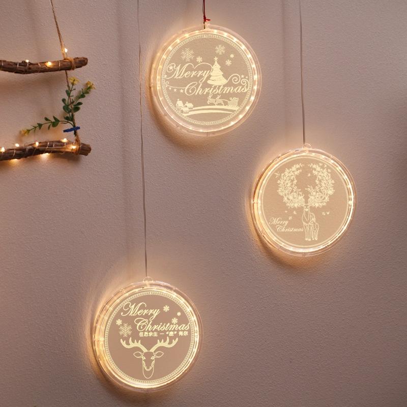 Đèn Led 3d Treo Trang Trí Giáng Sinh