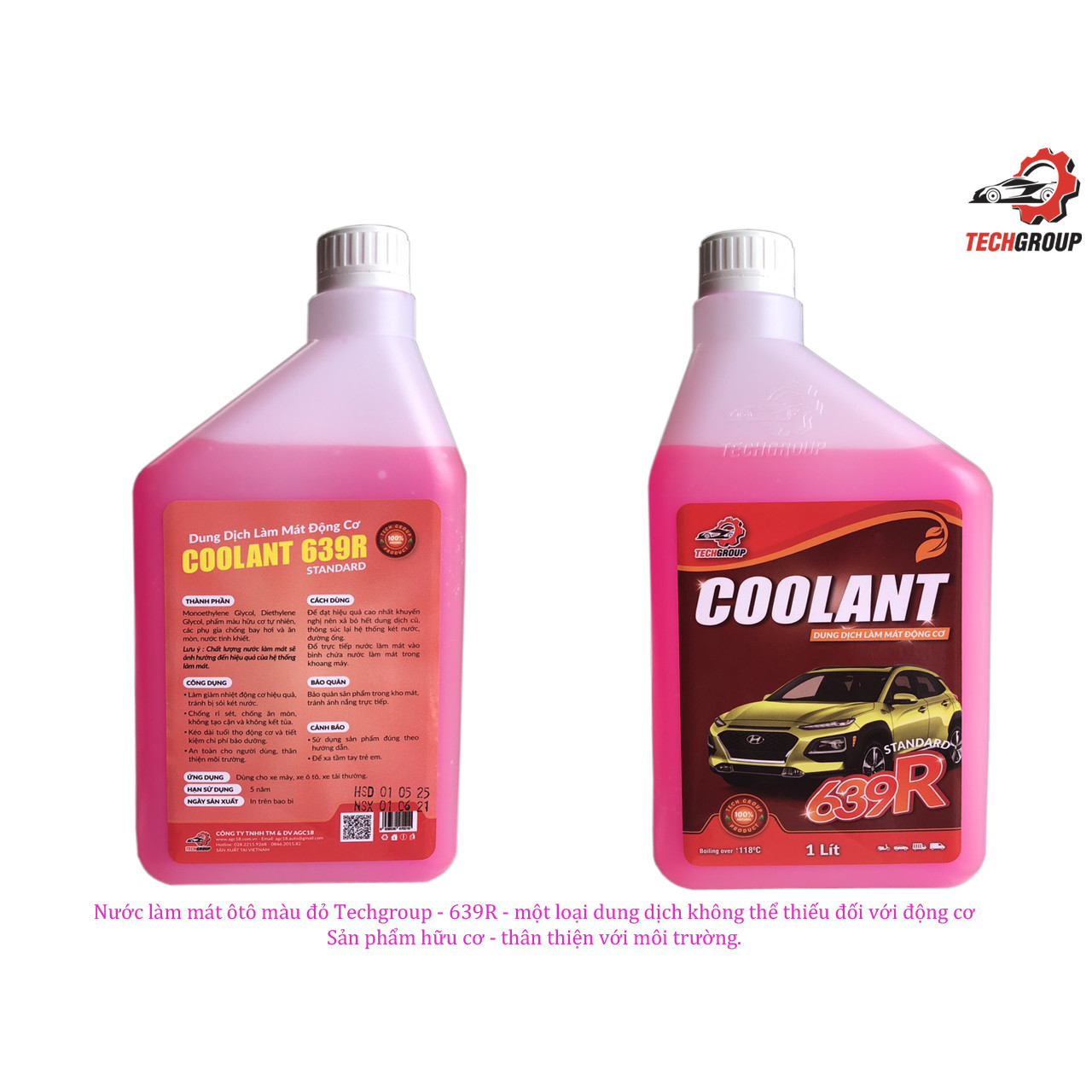 DUNG DỊCH LÀM MÁT ĐỘNG CƠ TECHGROUP COOLANT 639  (giá đã giảm 10%)