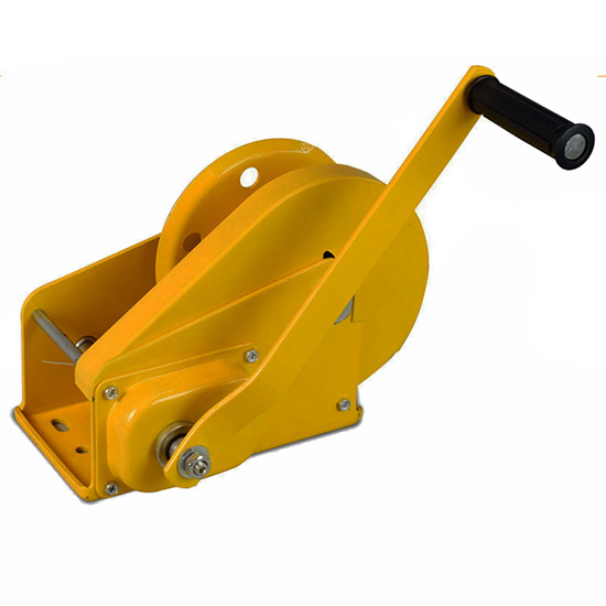 Tời quay tay 2600LBS tự khóa, tải kéo 1180kg, có cáp móc, cáp thép 6 ly dài 20 mét